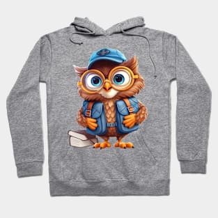 Back To School Owl Hoodie